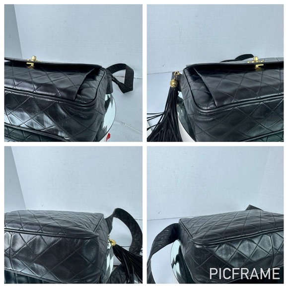 CHANEL CC LAMBSKIN CAMERA BAG - Picture 7 of 13